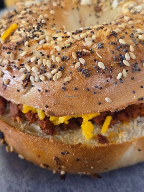 Chorizo and cheese at Grounds Central Station in Manassas