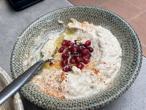 Baba ganouj (sorry, we had already started eating eating it!) at Baba Ganouj in South Brisbane