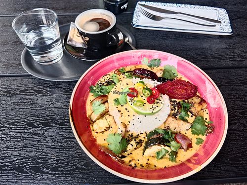 Indian curry at Libertin Brasserie in Vysoke Tatry