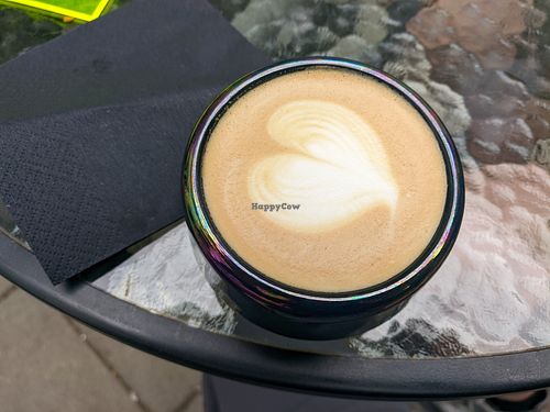 Oat cap at Acid Coffee  in Prague