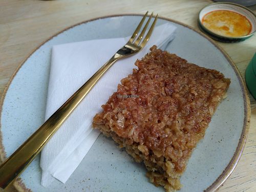 Oat flapjack (December 2023) at Coliseum Coffee House in Ceredigion