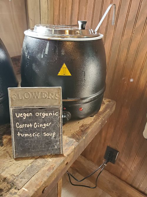 vegan soup at Valley Rock Mountain Market in Sloatsburg