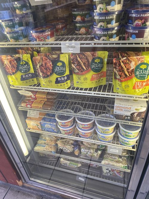 Vegan/Plant-Based Section  at Cal Poly Pomona Farm Store at Kellogg Ranch in Pomona