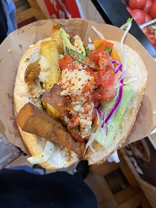   at Mustafa's Can Gemüse Kebap in Berlin