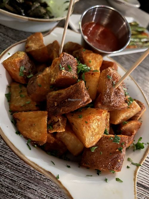 Patatas Bravas  at Spain Wine Bar in Ocean City