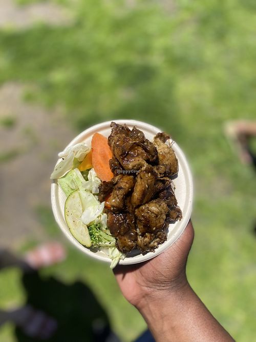 Ginger chicken bowl  at Teif's Pacific Island Grill in San Diego