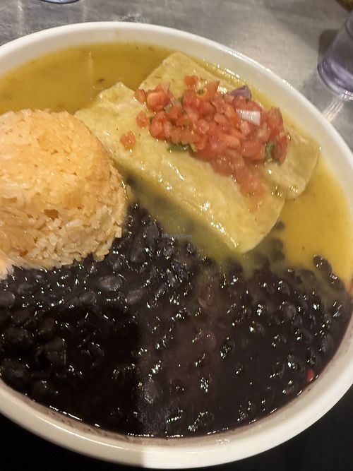 Spaghetti squash enchiladas   at Whiptail Grill in Springdale