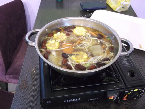 You can cook the food at your table. at Pavana Sarovara in Hangzhou