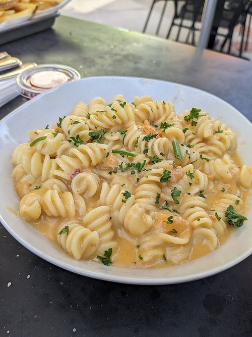 Mac and cheese at Veggie Grill in Encino
