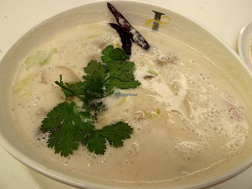 Tom kha year 2014.  at Kran Boom Modern Thai in Bangkok