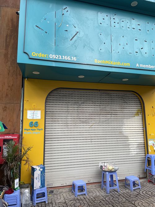 Closed, July 2025  at Bánh Mì Xanh in Ho Chi Minh City