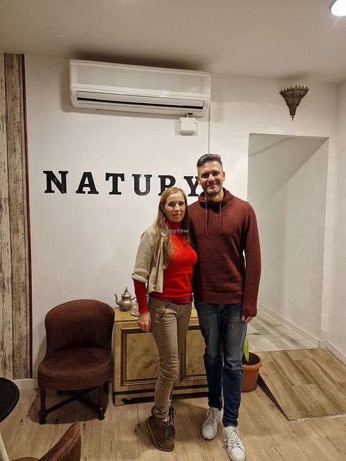 Owners of Natury, chapeau! at Natury in Barcelona