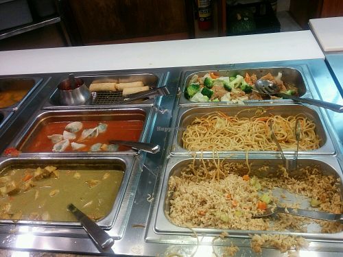 buffet at Pepper Tree Veggie Cuisine in Houston
