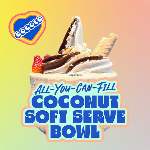 COCOLO All-You-Can-Fill Coconut Soft Serve Bowl at COCOLO in Hawthorn