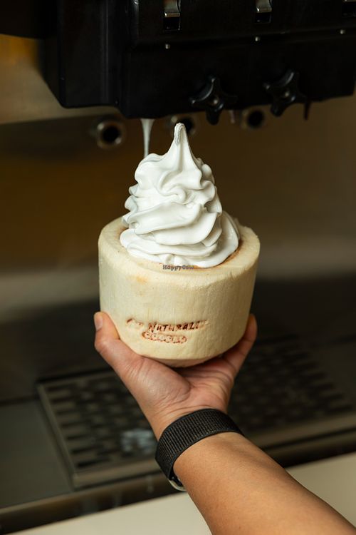 All-you-can-fill Dairy Free & Gluten Free Coconut Soft serve at COCOLO in Hawthorn