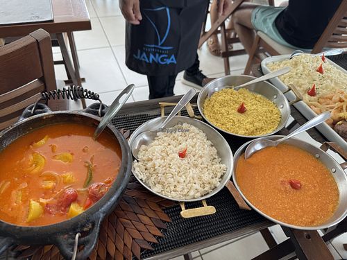 Moqueca de banana  at Janga Praia in Maceio