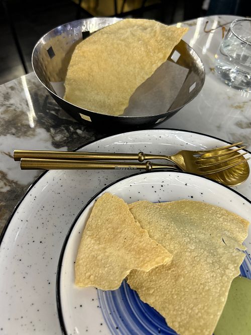 Fried papadam  at Atithi Indian Restaurant Eindhoven in Eindhoven