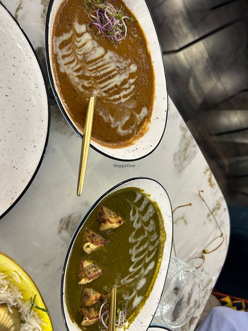 Dal makhni and palak paneer  at Atithi Indian Restaurant Eindhoven in Eindhoven