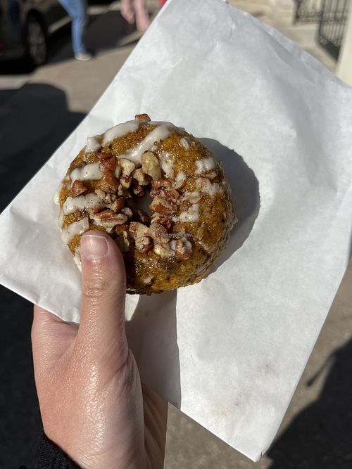 GF Vegan Pumpkin Donut  at The Kookaburra - Downtown in St Augustine