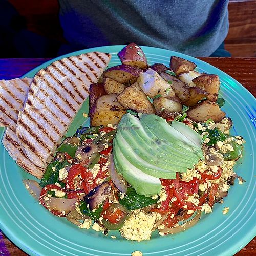 Veggie scramble  at The Grain Cafe in Los Angeles