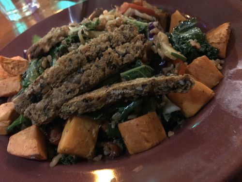 Sautés kale at The Grain Cafe in Los Angeles