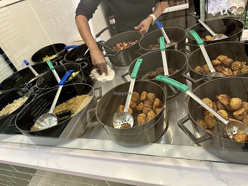 Bowl ingredients  #Veganuary at Rooted3 in Bethesda