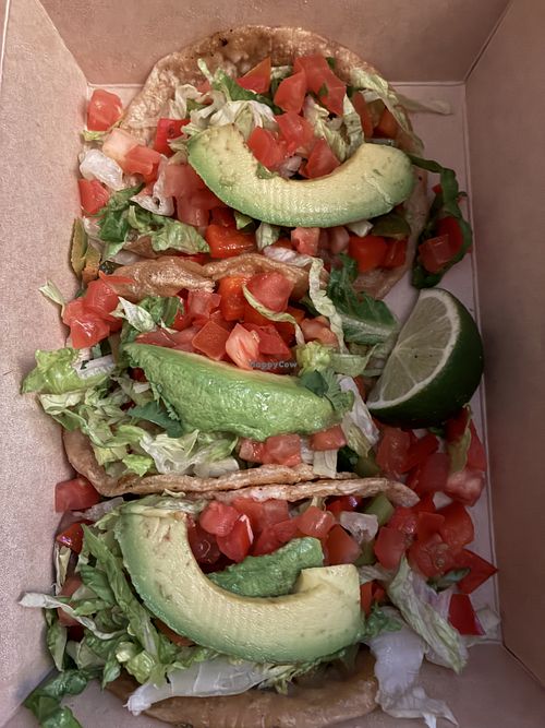 3 vegan tacos (delivery order)  at Taco Maya in Chicago