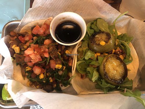 Taco Bella and veggie taco   at Taco Dive in Port St Lucie