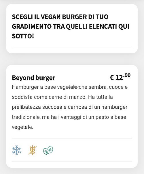 Beyond burger pattyies  at La Compagnia del Luppolo in Parabiago