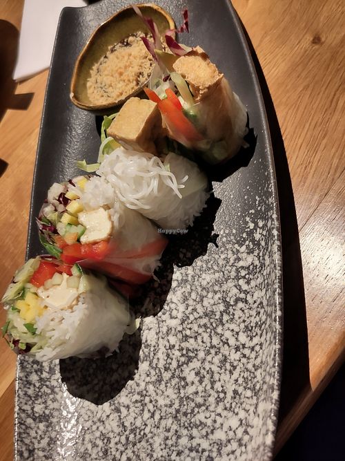 Fresh rolls at NI-Vegan in Luebeck