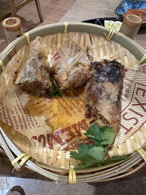 Burnt & oily spring roll   at The Kind Bowl - Batam in Batam