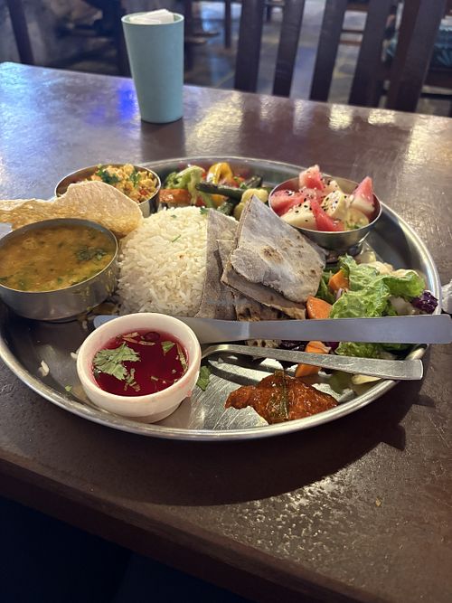 It was  nice, but not the best Tali I’ve ever had  at Rumba Cafe in Palolem
