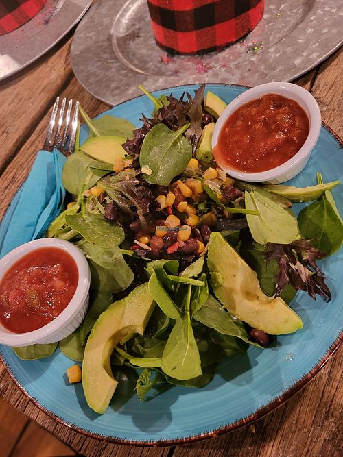 Santa Fe Salad w/o queso fresco or sour cream at The Beancounter Coffeehouse & Drinkery in Burlington