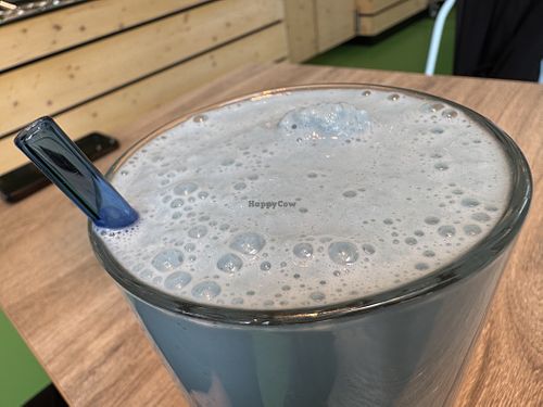 smoothie w/ algae  at Immergrün in Ulm