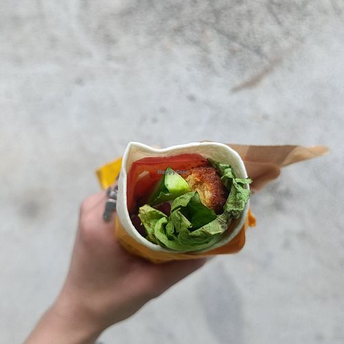 falafel wrap at Soul Origin  in Melbourne