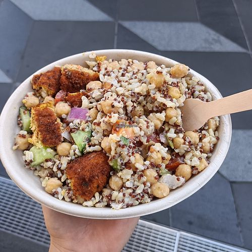 falafel quinoa salad at Soul Origin  in Melbourne