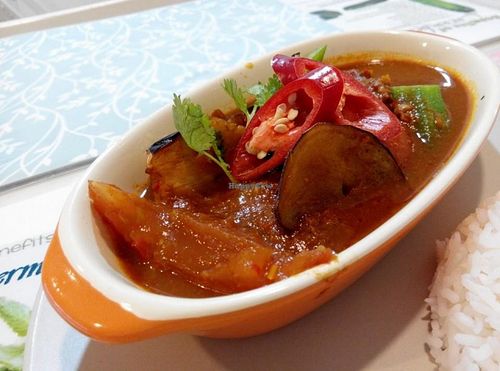 Asam pedas at Veggie cottage at Veggie Cottage in Central Singapore