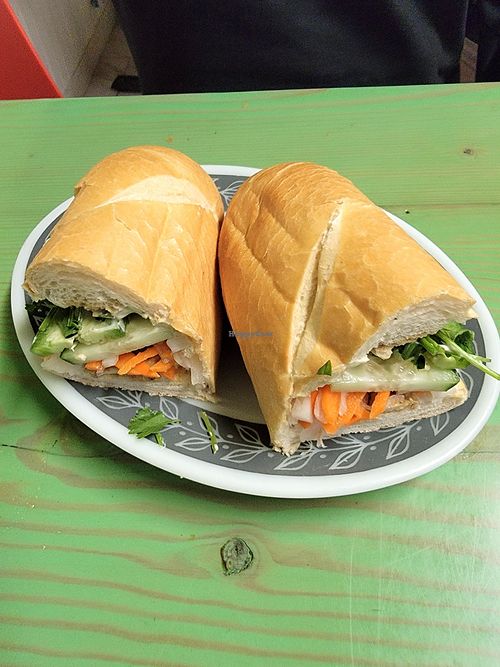 Tofu Banh Mi at Van Hanh Restaurant in Portland