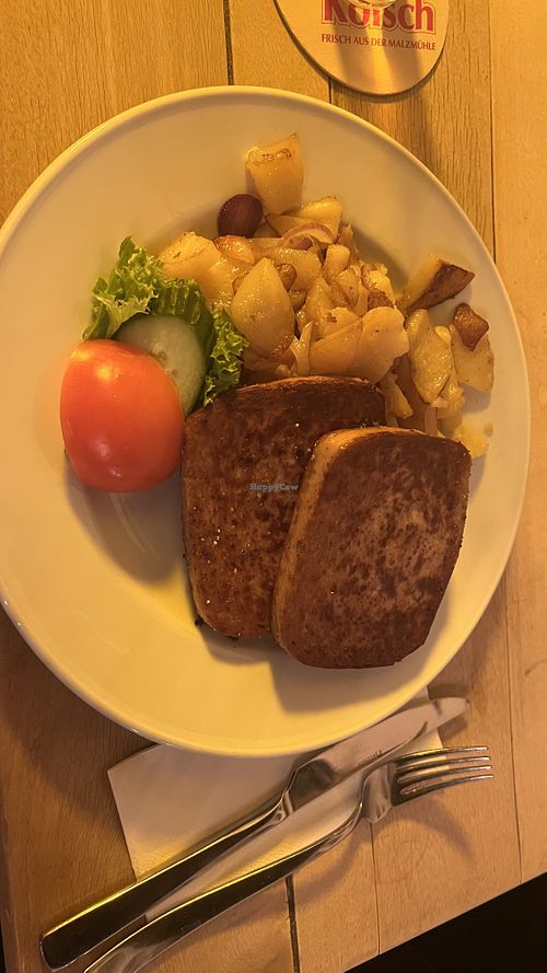 Vegan meatloaf   at Brauhaus Em Kölsche Boor in Cologne