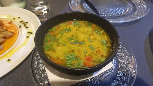 Esau's lentil soup at Eucalyptus in Jerusalem