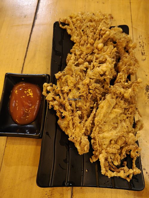 Enoki Goreng at Cafe Abang in Batam