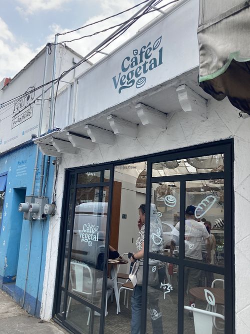 Outside  at Café Vegetal - Coyoacán in Mexico City