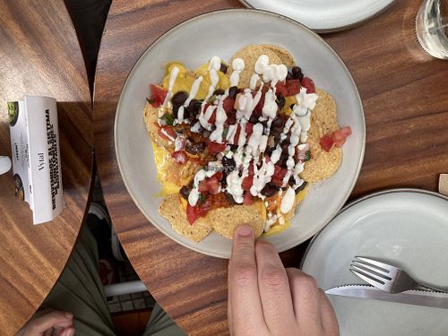 Nachos!  at Café Vegetal - Coyoacán in Mexico City