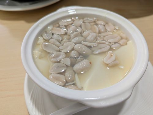 Peanut Tofu Pudding at Veggienius in Taipei