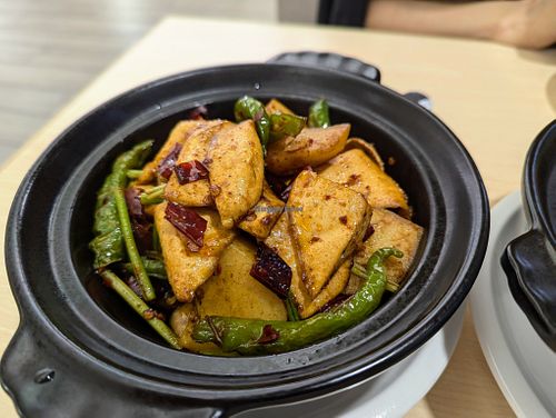 Tofu hotpot at Veggienius in Taipei