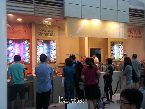 Stall at Ru Xian Vegetarian in West Singapore