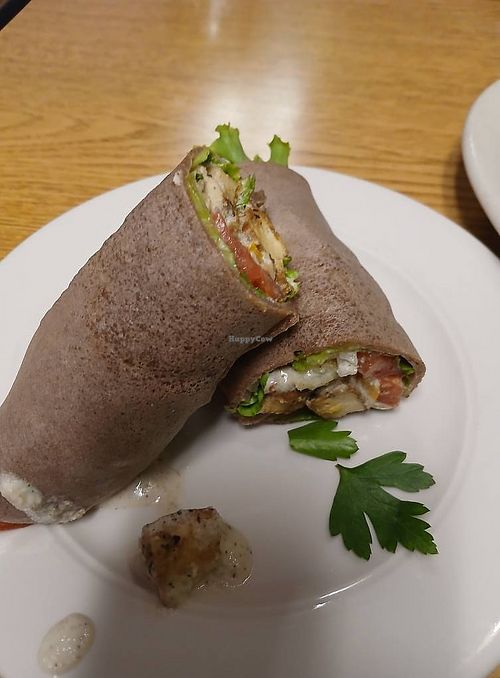 Tofu Gyro at Portia's Cafe in Columbus