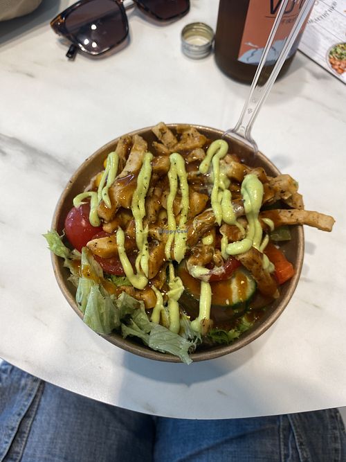 NY chicken vegan style small  at New York Bagel & Bowl in Bregenz