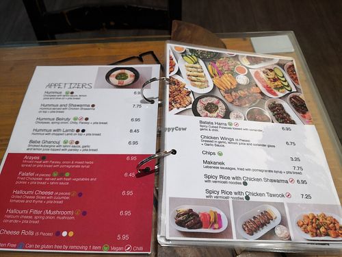 Menu at Lina's Grill in West London