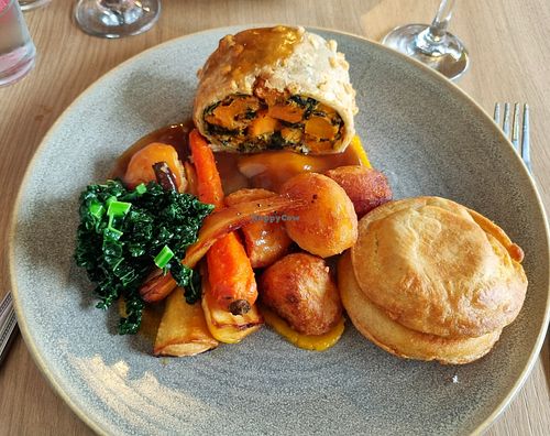 Vegan Sunday roast at Corneli's Bistro in Staines-upon-thames